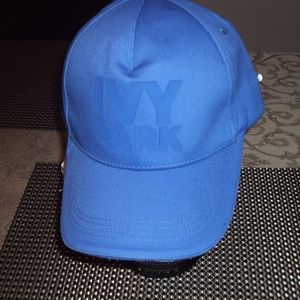 New Ivy Park wedgewood blue logo basball cap.